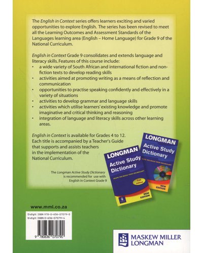 English In Context Grade 9 Learner's Book