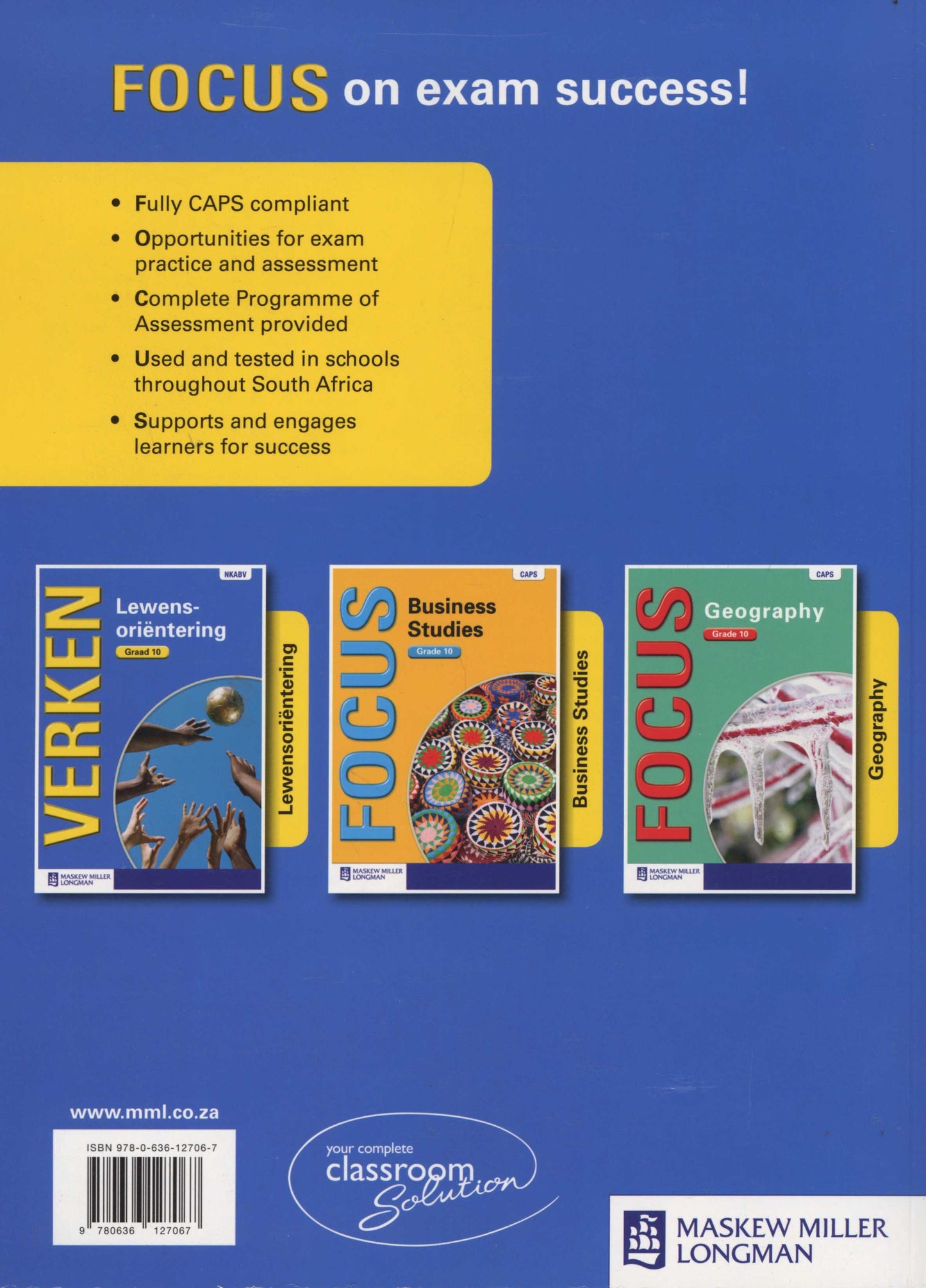 Focus Life Orientation Grade 10 Learner's Book