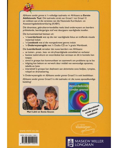 Afrikaans Sonder Grense Graad 5 Leerderboek