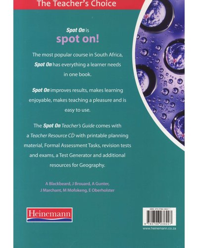 Spot On Geography Grade 10 Learner's Book