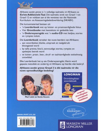 Afrikaans Sonder Grense Graad 3 Leerderboek