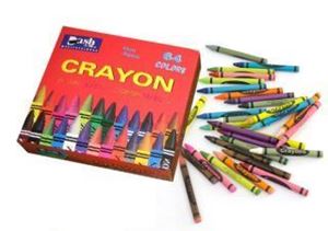 Wax Crayons - Box of 64