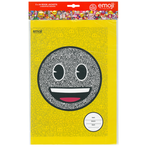 Papier De Couverture Pour Livres Scolaire - 3 Rouleaux 200x70 Cm, épaisseur 75 G, Motif Emoji Espace