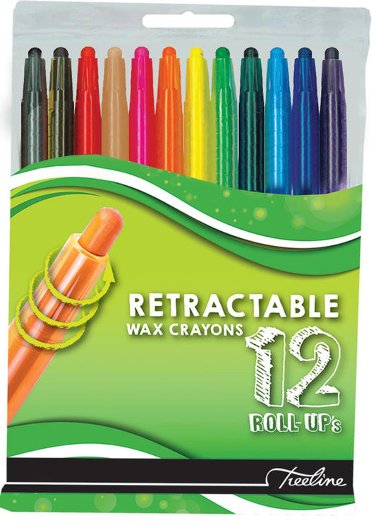 Treeline Retractable Wax Crayons
