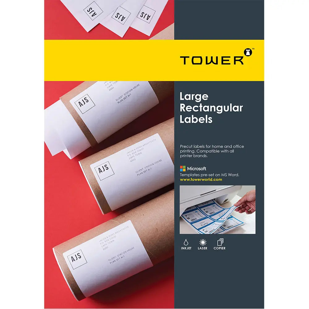 A4 Tower W115 Labels - Dream Stationery