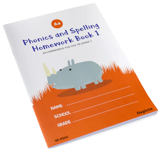Phonics and Spelling Homework Book 1