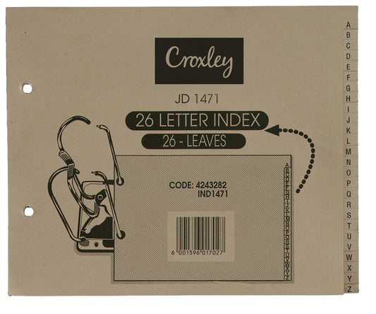 Croxley Filing Index