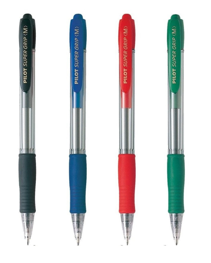 Pilot BPGP-10R-M Super Grip Ballpoint Pen