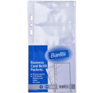 Bantex Business Card Refill for 5920