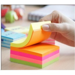 Donau Sticky Notes Neon Cube