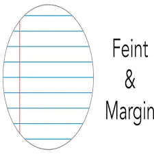 A4 Feint and Margin - Dream Stationery