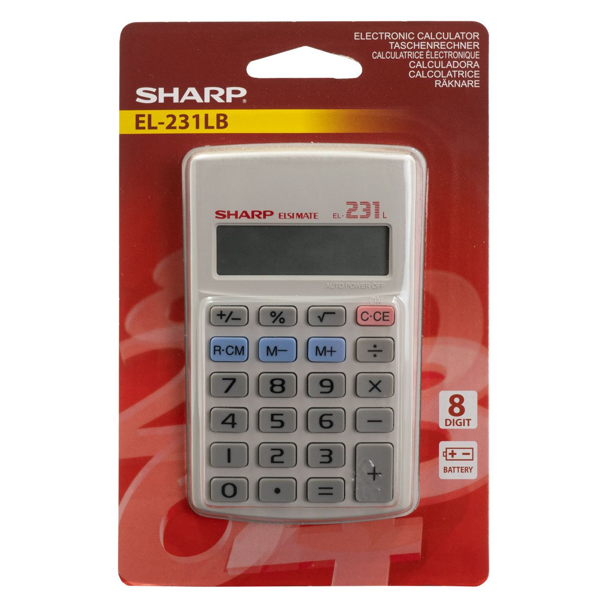 Sharp EL-231LB Pocket Calculator