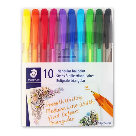 Staedtler Assorted Colours Ballpoint Pens - Dream Stationery