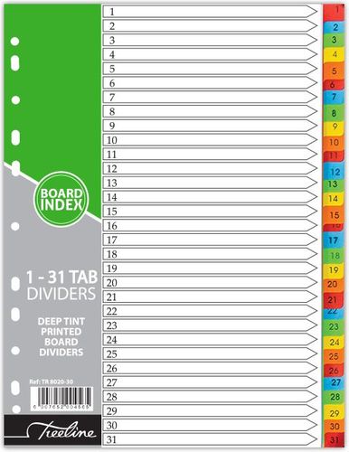 Treeline Printed File Divider - Dream Stationery