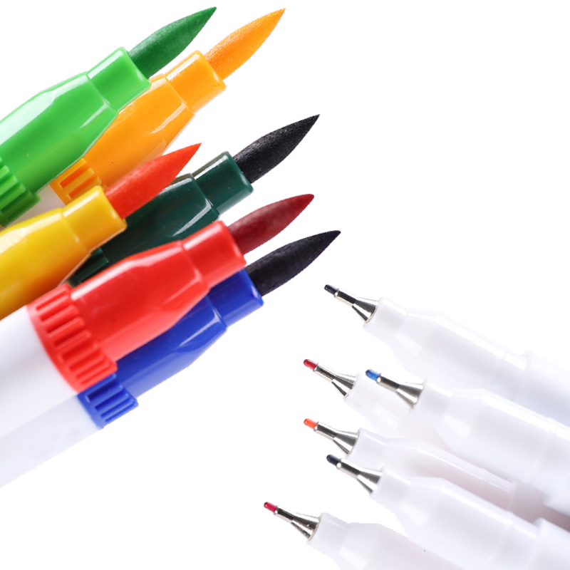 Dual Tip Brush Marker and Fineliner Pen Set