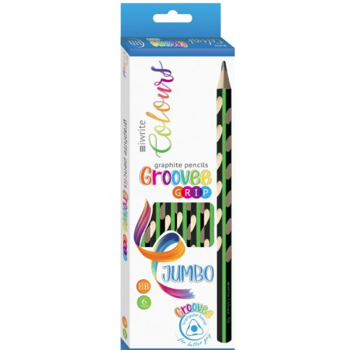 Iwrite Groove Grip Jumbo Graphite Pencil HB