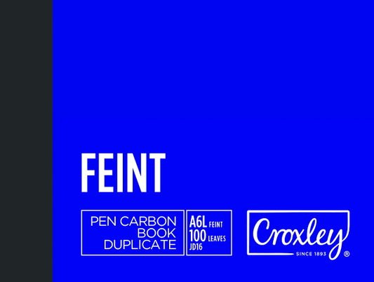 Croxley A6L Pen and Carbon Duplicate Book