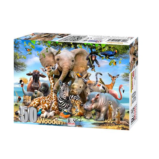 RGS 50 Piece Cardboard Puzzle