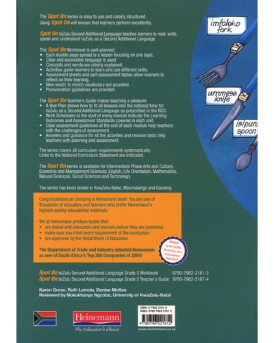 Spot On IsiZulu (Second Additional Language) Grade 5 Workbook