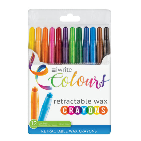 iWrite Retractable Wax Crayons