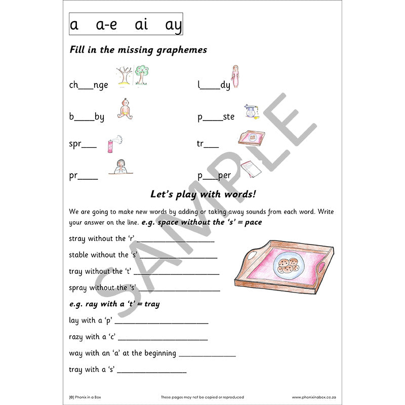 Grade 2 Phonic Workbook (Phonix in a Box)