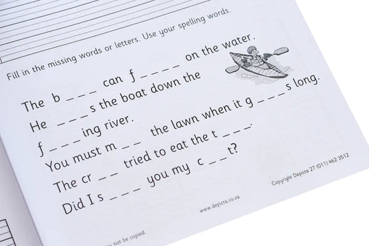 My Spelling Homework Book 2